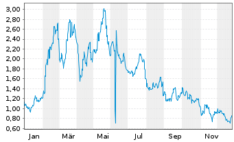 Chart Mini Future Long BYD - 1 Jahr