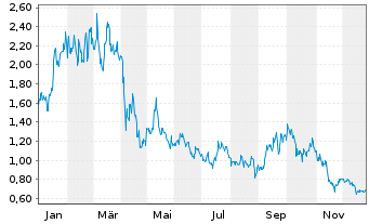 Chart Mini Future Long JD.com - 1 Jahr