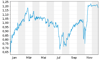 Chart Mini Future Short BayWa - 1 Year