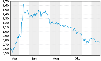 Chart Mini Future Long Borussia Dortmund - 1 Jahr