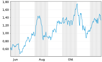 Chart Mini Future Long Palantir - 1 Jahr