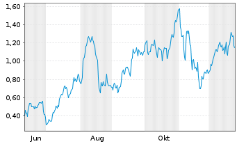 Chart Mini Future Long Palantir - 1 Jahr