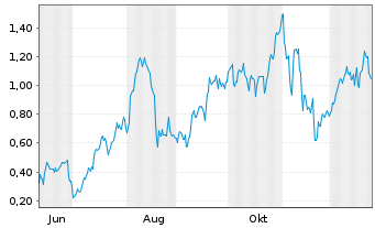 Chart Mini Future Long Palantir - 1 Jahr