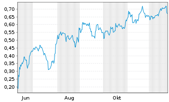 Chart Mini Future Short BYD - 1 Jahr