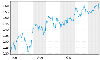 Chart Mini Future Short BYD - 1 Jahr