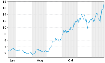 Chart Mini Future Long Micron - 1 Jahr