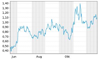 Chart Mini Future Long JinkoSolar - 1 Jahr