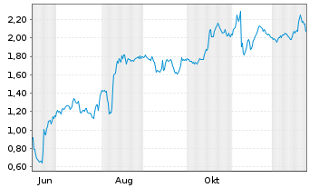Chart Mini Future Short Northern Data - 1 Jahr