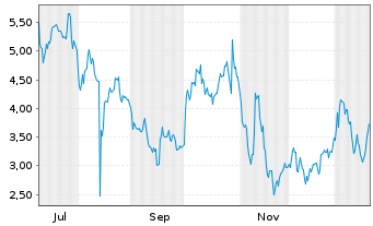 Chart Mini Future Long Adyen - 1 Jahr