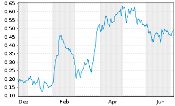 Chart Mini Future Long Evonik - 1 Year