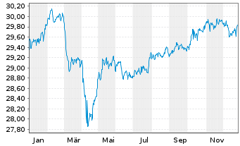 Chart SPDR Bl.Em.Mkts Loc.Bd UETF - 1 Jahr