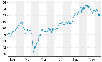 Chart Xtr.(IE)-MSCI Em.Mkts ESG U.E. - 1 Jahr