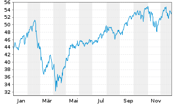 Chart First T.G.F.-US Eq.Opp. UC.ETF - 1 Jahr