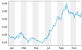 Chart West China Cement Ltd. - 1 Jahr
