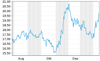 Chart Skylark Holdings Co. - 1 Jahr