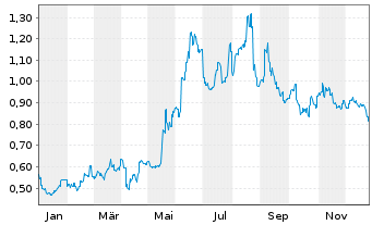 Chart Ocumension Therapeutics - 1 Jahr