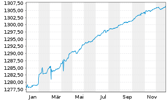 Chart Deka-Flex: Euro - 1 Jahr