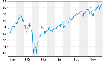 Chart Davis Funds-Davis Global FundRegisteredShare Ao.N. - 1 Jahr