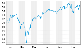 Chart CT (Lux) Global Focus Nam.-Ant. Epic AEH o.N. - 1 Jahr