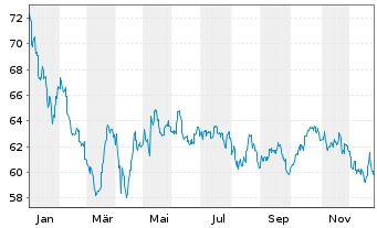 Chart Mor.St.Inv.-Indian Equity Fd - 1 Jahr