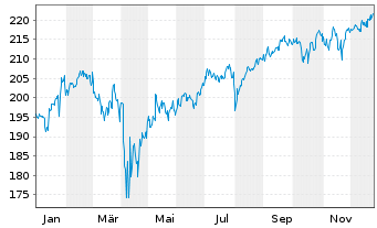 Chart Bergos - US Equities Inhaber-Anteile A o.N. - 1 Jahr