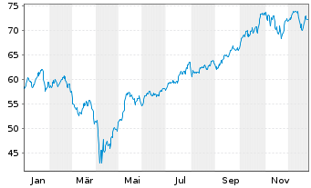 Chart Robeco Cap.Grow.Fd-Sm.Ener.Eq. Act.Nom.D USD Acc. - 1 Jahr