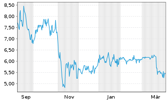 Chart Sono Group N.V. - 1 Jahr