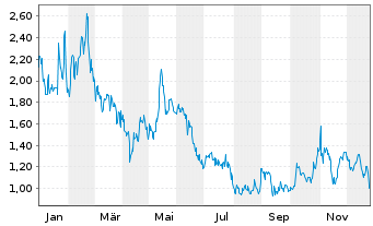 Chart Rein Therapeutics Inc. - 1 Jahr