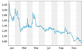 Chart Bridgeline Digital Inc. - 1 Jahr