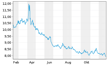 Chart Dir.Sh.ETF T.-D.S&P500 B.1X s. - 1 Jahr