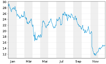 Chart Fox Factory Holding Corp. - 1 Jahr