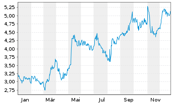 Chart Information Svcs Group Inc. - 1 Jahr