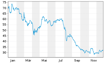 Chart PAR Technology Corp. - 1 Jahr