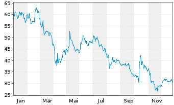 Chart Power Integrations Inc. - 1 Jahr