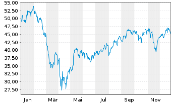 Chart ProShares Ultra Consumer Svcs - 1 Jahr