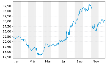 Chart Resideo Technologies Inc. - 1 Jahr
