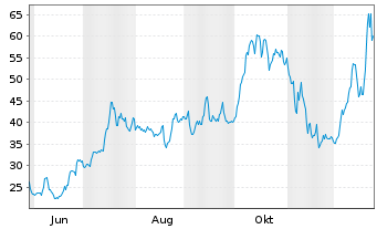 Chart Rocket Lab USA Inc. - 1 Jahr