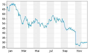 Chart Trex Co. Inc. - 1 Jahr