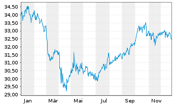 Chart WisdomTree Tr.-Mngd Fut.Str.Fd - 1 Jahr