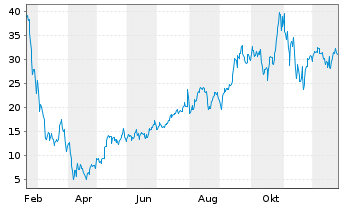 Chart Leverage Shares PLC ETP 26.03.74 5x Long Magnific. - 1 Jahr