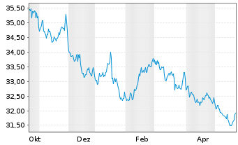 Chart Leverage Shares PLC - 1 Jahr