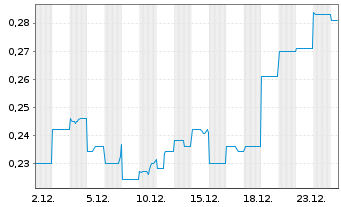 Chart Rox Resources Ltd. - 1 Monat