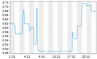 Chart Horizon Minerals Ltd. - 1 Monat