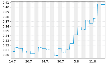 Chart Kaoko Metals Ltd. - 1 Monat