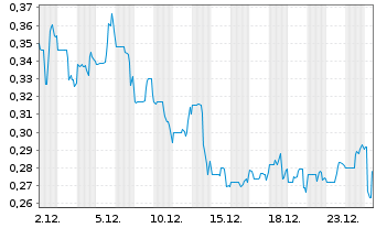 Chart Ares Strategic Mining Inc. - 1 Monat