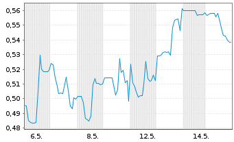 Chart AXO Metals Corp. - 1 Monat