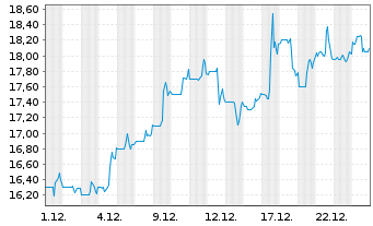 Chart Bird Construction Inc. - 1 Monat