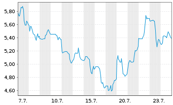 Chart Discovery Mining Ltd. - 1 Month