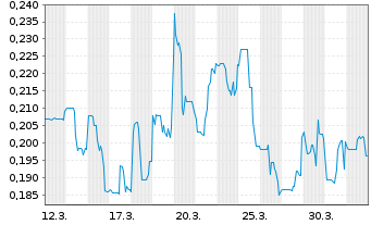 Chart Domestic Metals Corp. - 1 Monat
