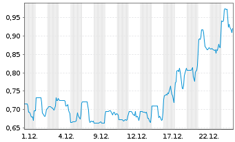 Chart Goldgroup Mining Inc. - 1 Monat